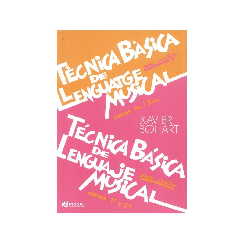 TECNICA BASICA LLENGUATGE MUSICAL 1-2-GRAU MITJA