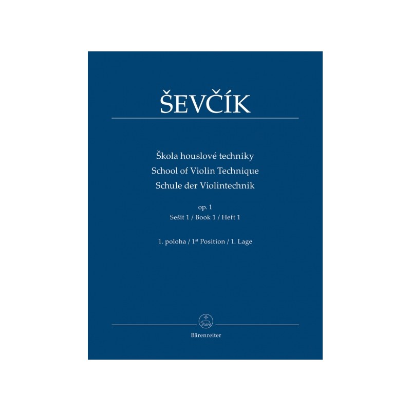 SCHOOL OF VIOLIN TECHNIQUE OP.1/1 (1ª POSITION)