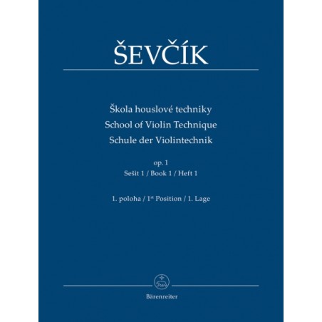SCHOOL OF VIOLIN TECHNIQUE OP.1/1 (1ª POSITION)