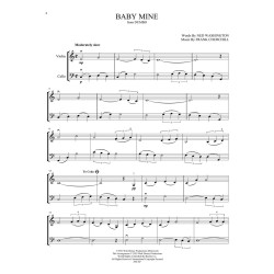 Disney Songs for violin & cello duet