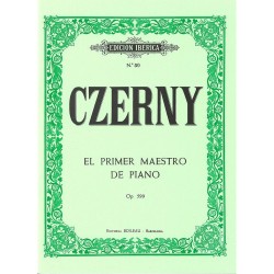 EL PRIMER MAESTRO DEL PIANO OP.599, 100 EST.