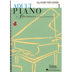 ADULT PIANO ADVENTURES ALL-IN-ONE LESSON BOOK 1