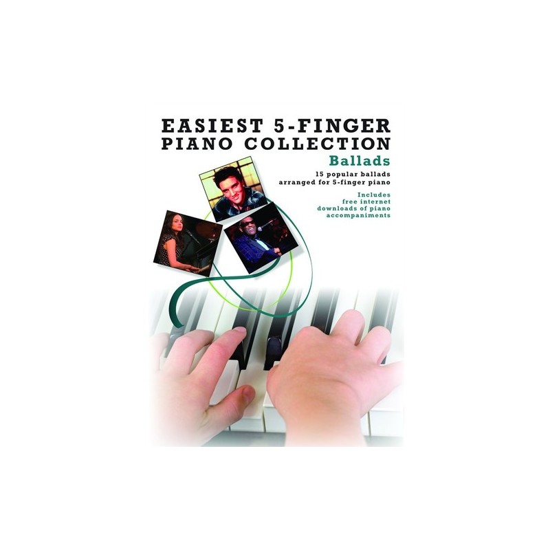 EASIEST 5-FINGER PIANO COLLECTION BALLADS