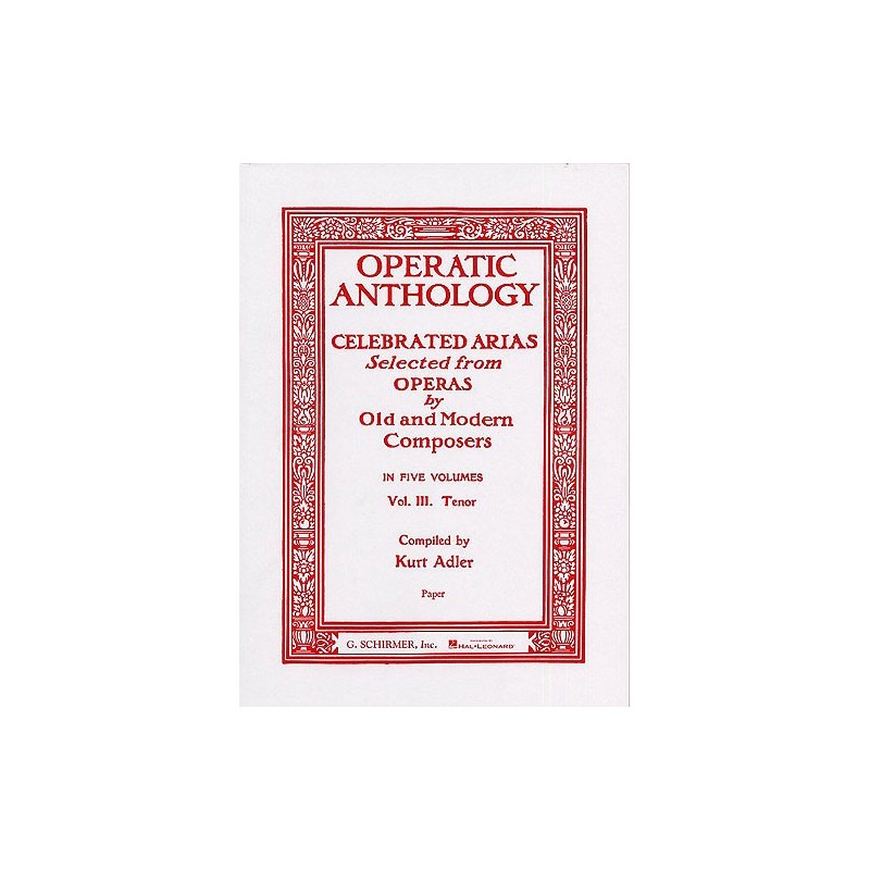 OPERATIC ANTHOLOGY 3