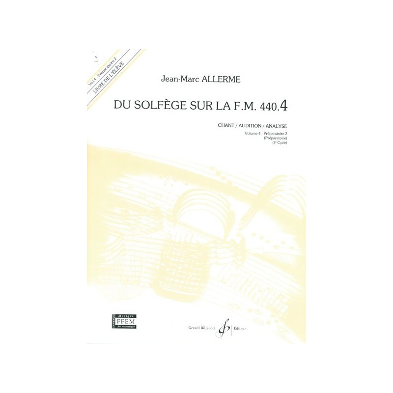 DU SOLFEGE SUR LA FM.440.4 (CHANT/AUDITION/ANALYSE