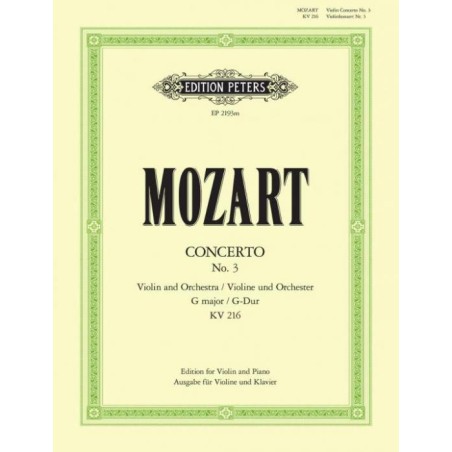 CONCERTO Nº3 G KV 216
