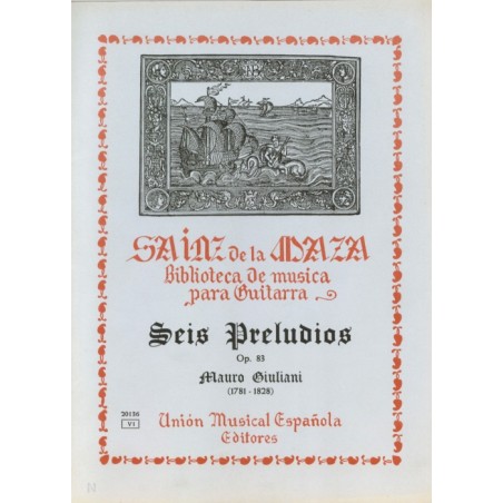 SEIS PRELUDIOS OP 83