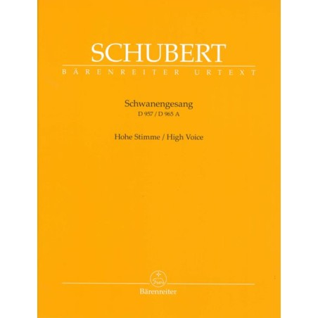 SCHWANENGESANG D.957-D.965A (HIGH VOICE)