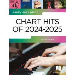 Really easy piano Chart Hits of 2024-2025