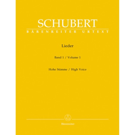 LIEDER VOL.1 - HIGH VOICE