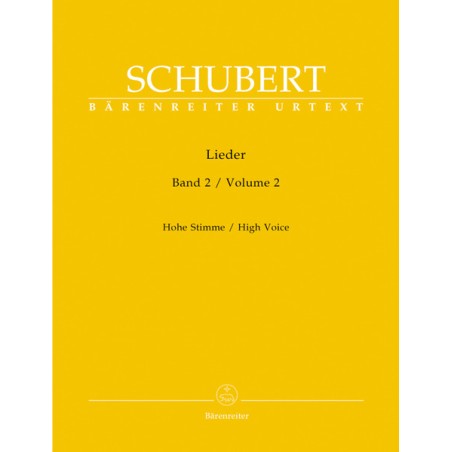 LIEDER VOL.2 - HIGH VOICE