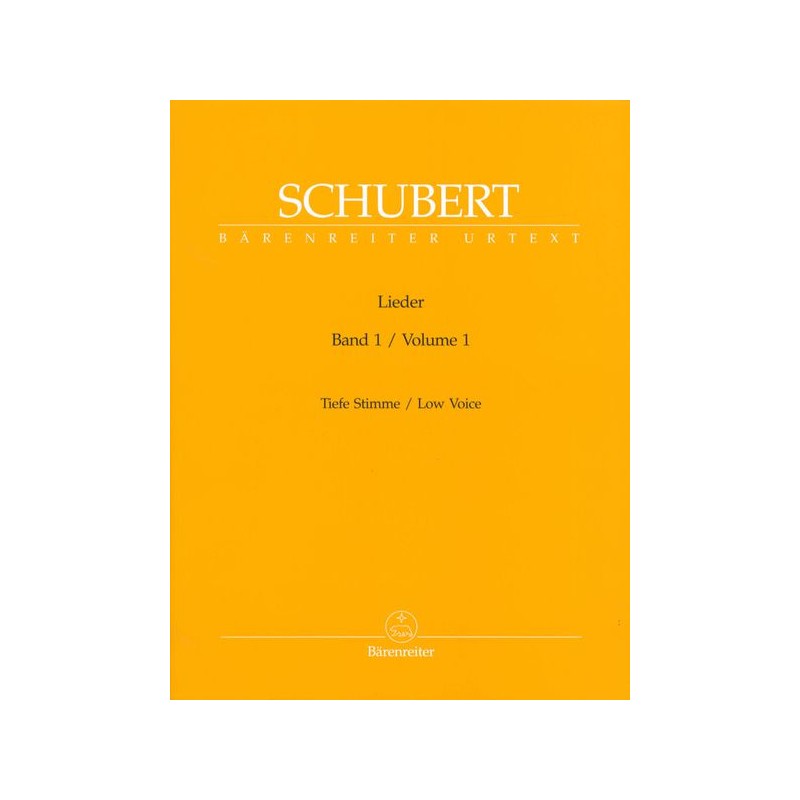 LIEDER VOL.1 - LOW VOICE