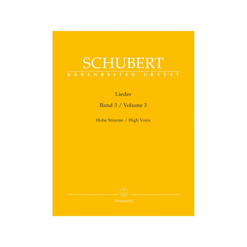 LIEDER VOL.3 - HIGH VOICE