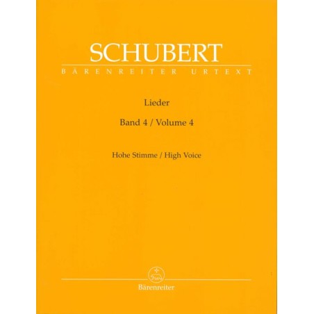 LIEDER VOL.4 - HIGH VOICE