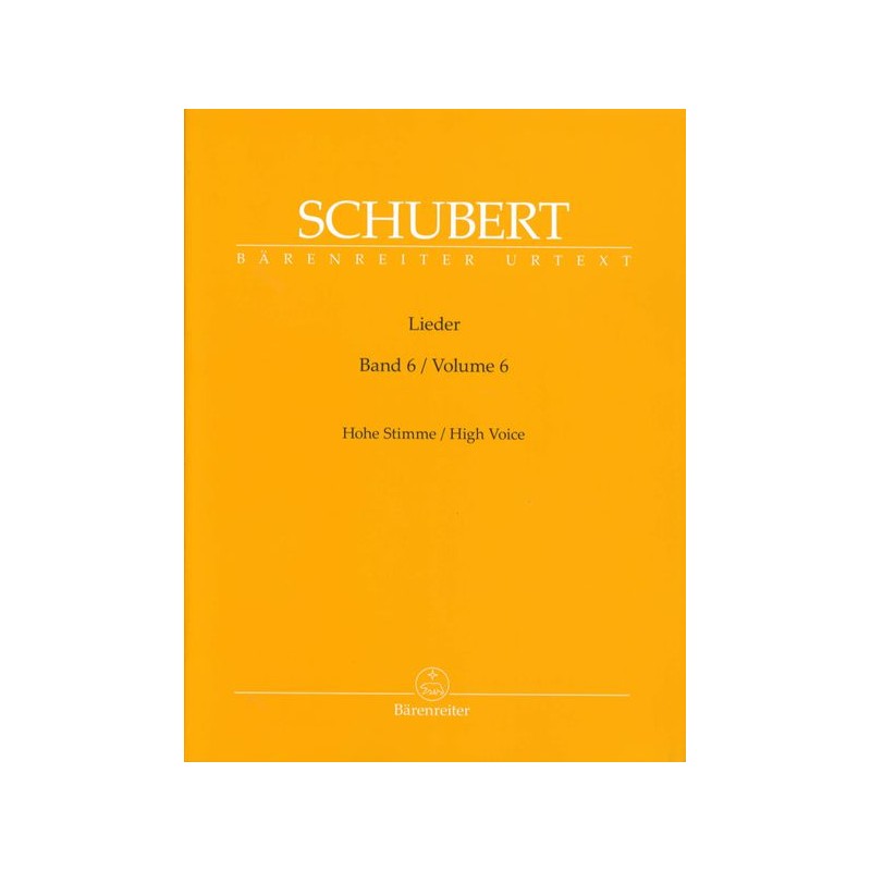 LIEDER VOL.6 - HIGH VOICE