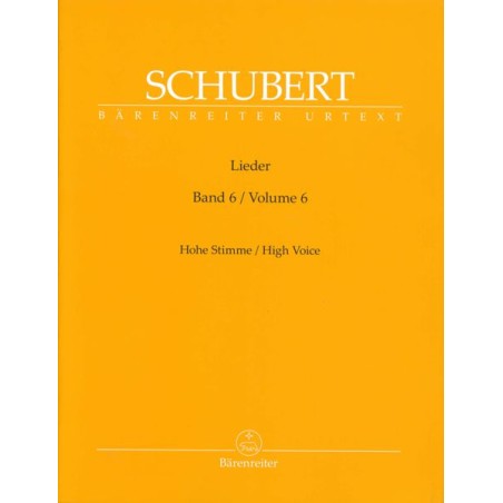 LIEDER VOL.6 - HIGH VOICE