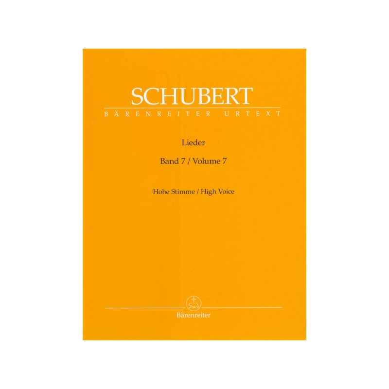 LIEDER VOL.7 - HIGH VOICE