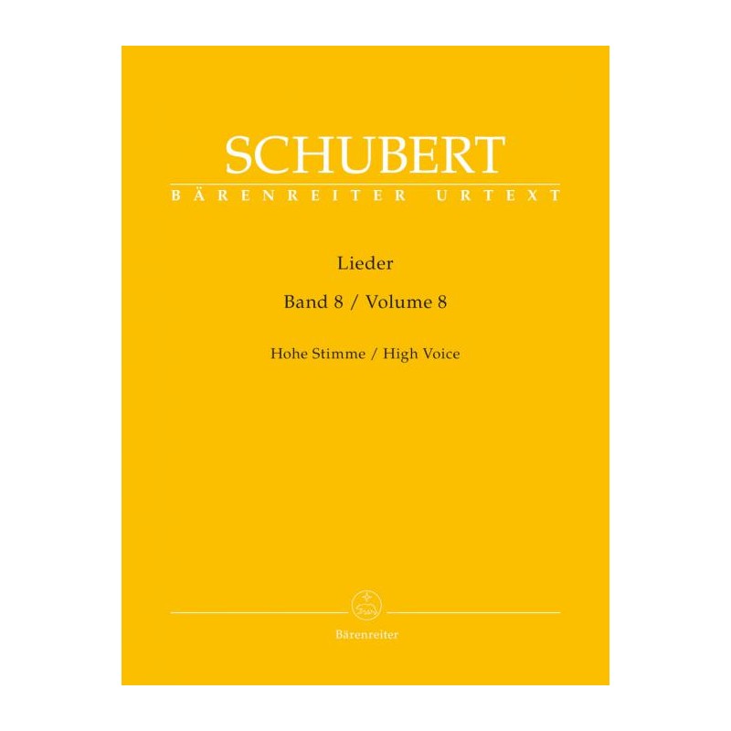 Lieder vol.8 - High Voice