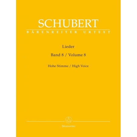 Lieder vol.8 - High Voice
