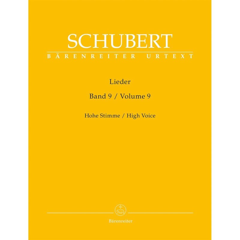 Lieder vol.9 - High voice