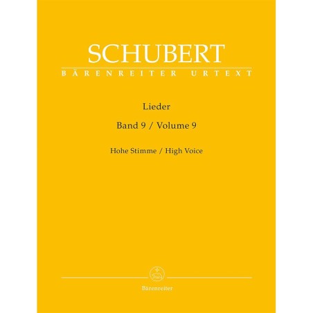 Lieder vol.9 - High voice