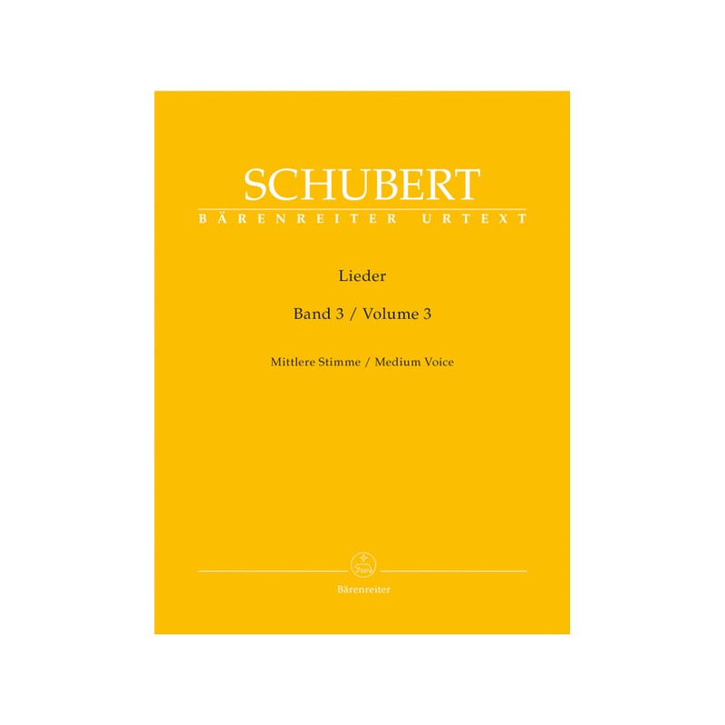 LIEDER VOL.3 - MEDIUM VOICE