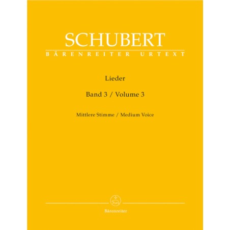 LIEDER VOL.3 - MEDIUM VOICE