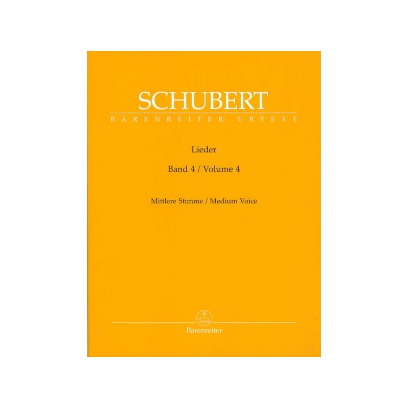 LIEDER VOL.4 - MEDIUM VOICE