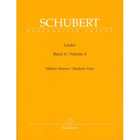 LIEDER VOL.4 - MEDIUM VOICE