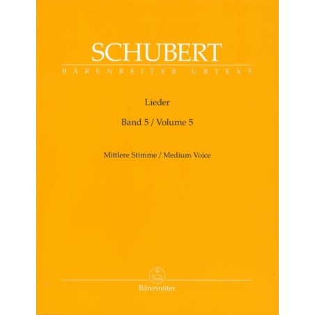 LIEDER VOL.5 - MEDIUM VOICE