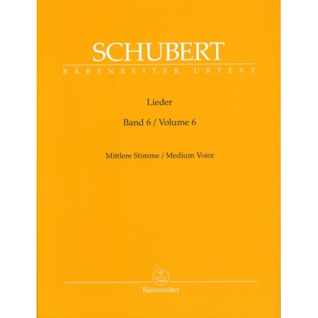 LIEDER VOL.6 - MEDIUM VOICE