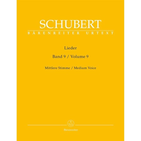Lieder vol.9 - Medium voice