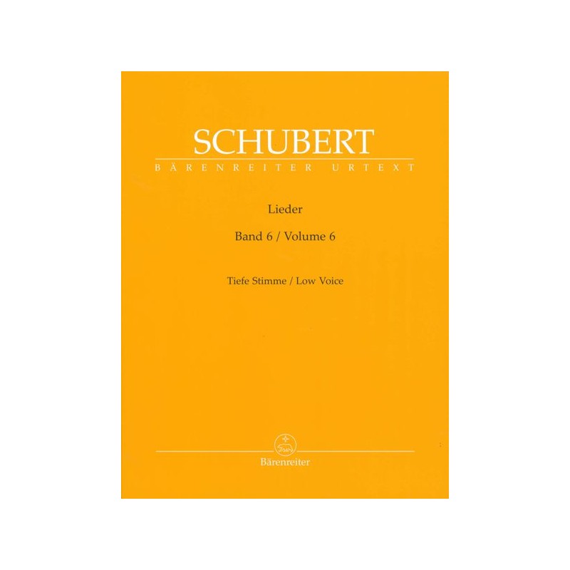LIEDER VOL.6 - LOW VOICE