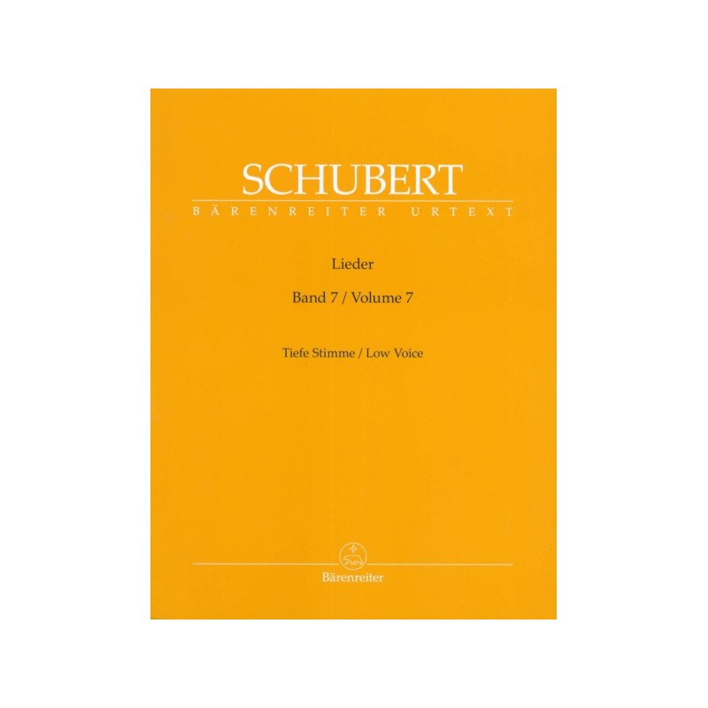 LIEDER VOL.7 - LOW VOICE