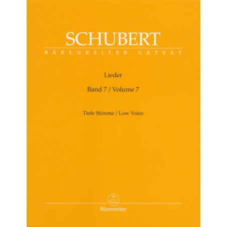 LIEDER VOL.7 - LOW VOICE