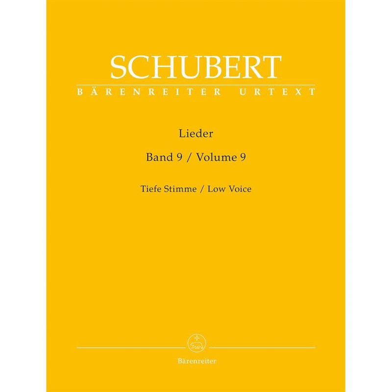 Lieder vol.9 - Low voice