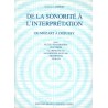 DE LA SONORITE A L'INTERPRETATION