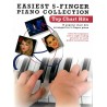 EASIEST 5-FINGER PIANO COLLECTION - TOP CHART HITS