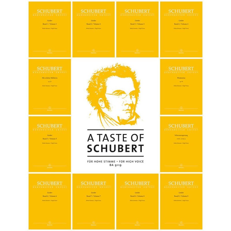 A TASTE OF SCHUBERT (HIGH VOICE)