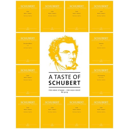 A TASTE OF SCHUBERT (HIGH VOICE)