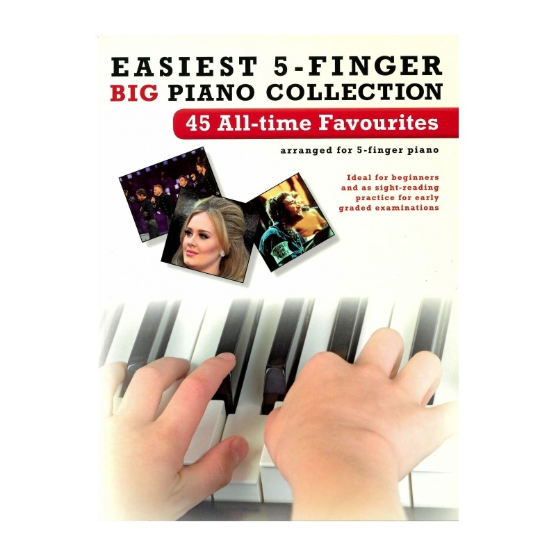 EASIEST 5-FINGER PIANO COLLEC - 45 ALL-TIME FAVOUR