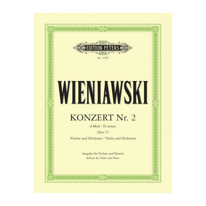 KONZERT 2 D MINOR OP 22