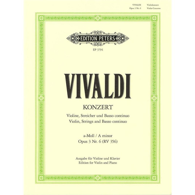 KONZERT A-MOLL OP.3/6