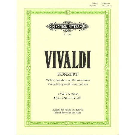 KONZERT A-MOLL OP.3/6