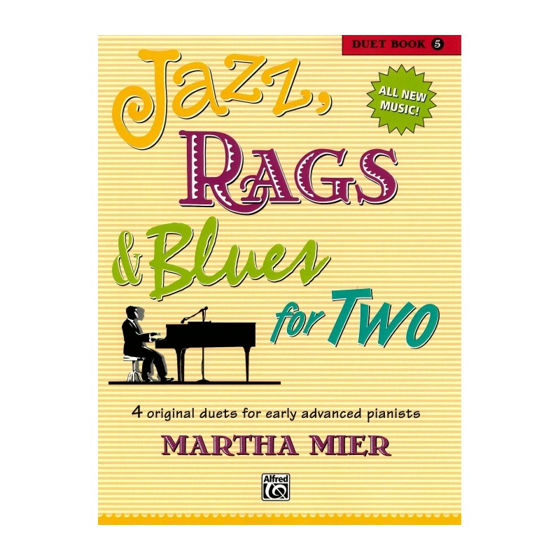 JAZZ, RAGS & BLUES FOR TWO BOOK 5