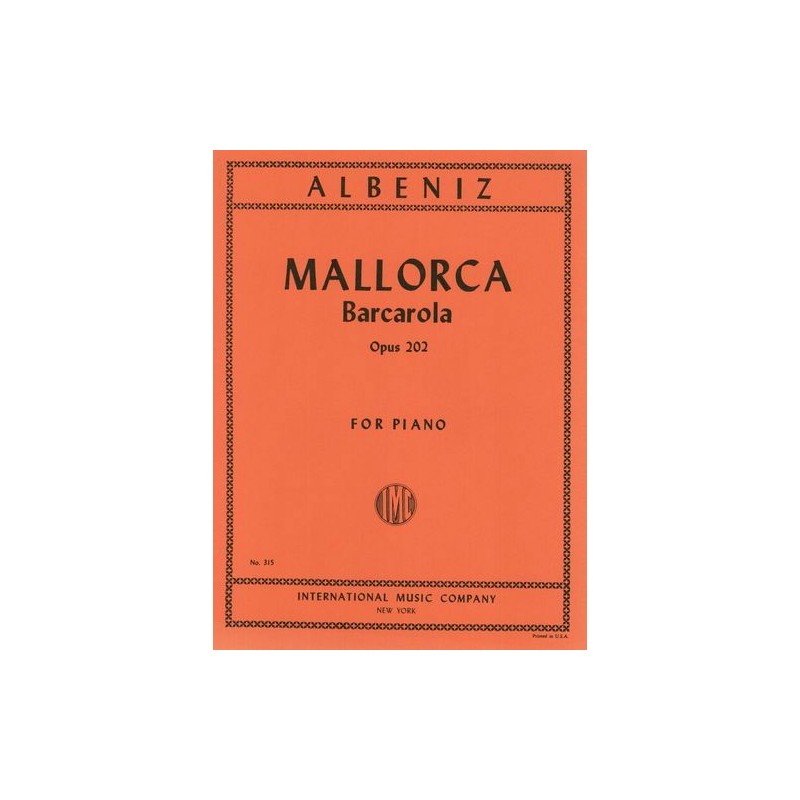 MALLORCA (BARCAROLA) OP.202