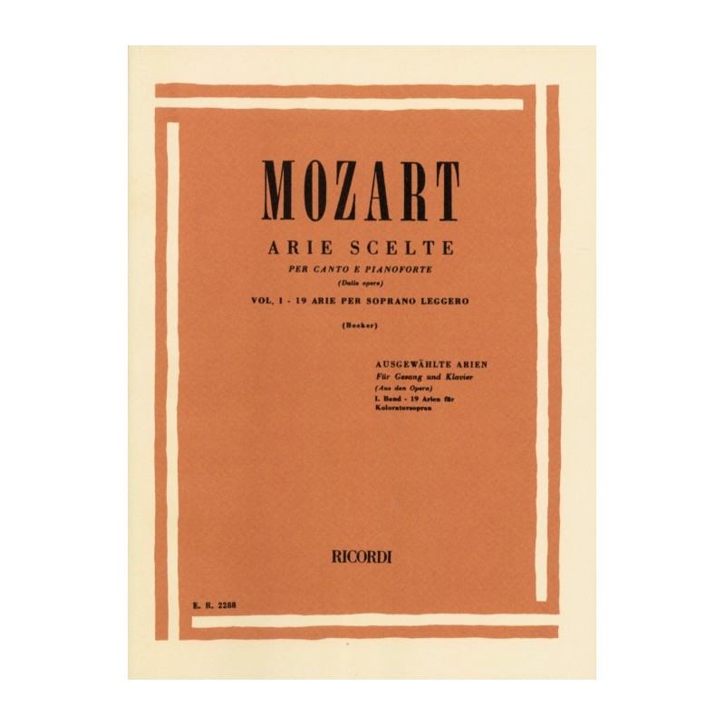 ARIE SCELTE VOL.1 (SOPRANO LEGGERO)