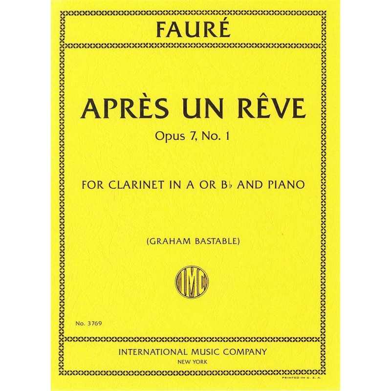 APRES UN REVE OP.7/1