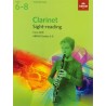 CLARINET SIGHT-READING FROM 2018 GRADES 6-8