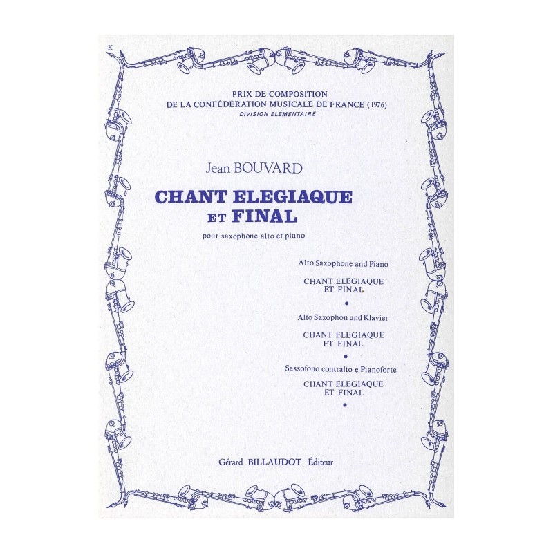 CHANT ELEGIAQUE ET FINAL